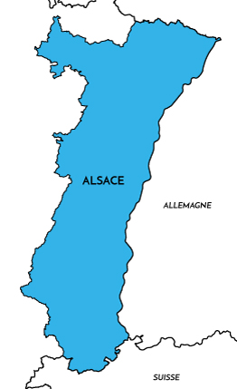 Nous intervenons dans toute l'Alsace.