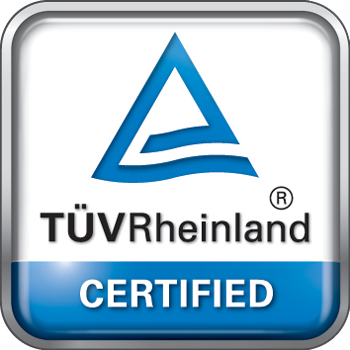 Logo TÜV Rheinland certified